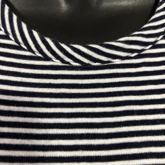 BUY 2 GET 1 FREE on any items $15 or less LOFT navy and white striped tank small - Picture 3 of 5
